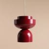 Gekleurde hanglamp Bacca Rossa