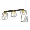 Plafondlamp Barn 3 Black Gold