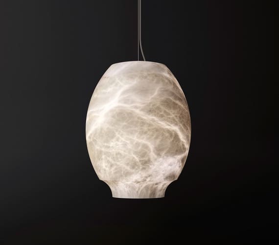 Alabaster hanglamp Camille