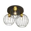 Plafondlamp Nest 3R Black-Gold